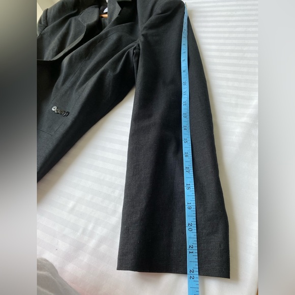 Paraphrase Linen Blend Blazer, Size 12 - Picture 12 of 13